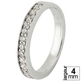 Alliance Diamant femme - Alliance de mariage Or...