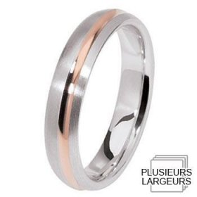 Les motifs lignes - Alliance de mariage 2 Ors 750