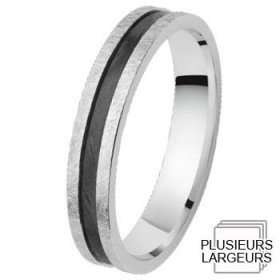 Alliance Or blanc pas cher - Alliance de mariage Or...