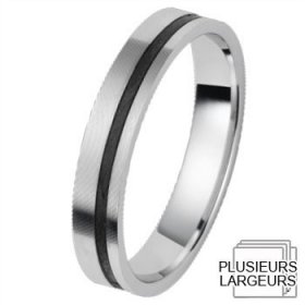 Alliance Or blanc pas cher - Alliance de mariage Or...