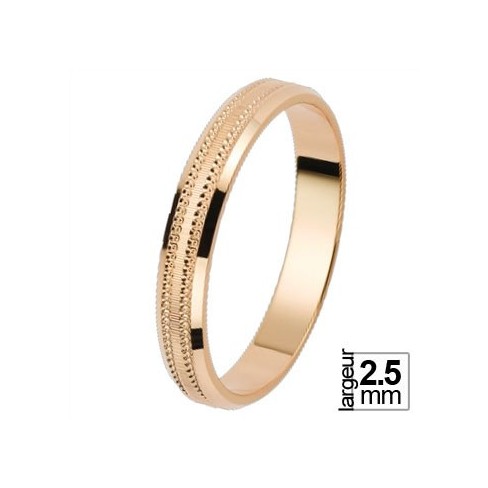 Alliance de mariage Or rose Alliance de mariage Or rose