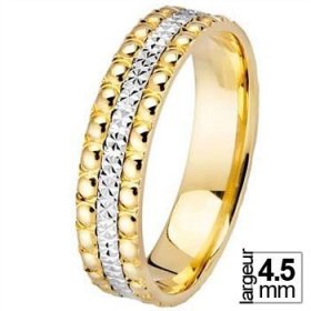 Alliance femme Or jaune - Alliance de mariage 2 Ors