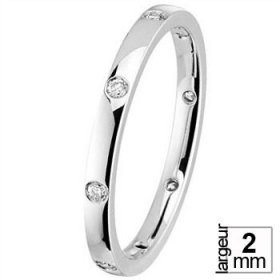 Alliance Diamant - Alliance de mariage Or...