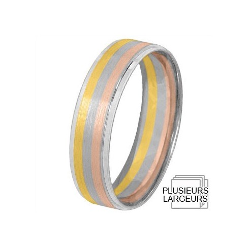 Alliance de mariage 3 Ors 750 Alliance de mariage 3 Ors 750