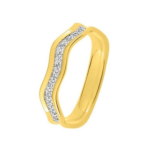 Alliance de mariage Or jaune et diamants - 11770684H - Boutique Alliance