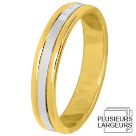 Alliance femme Or jaune - Alliance de mariage 2 Ors