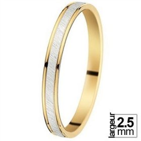 Alliance femme Or blanc - Alliance de mariage 2 Ors