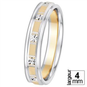 Alliance femme Or jaune - Alliance de mariage 2 Ors