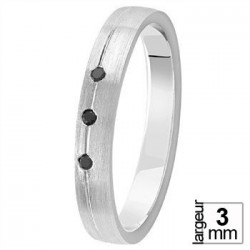 Alliance de mariage Femme-Homme en Argent - la Boutique de l'Alliance