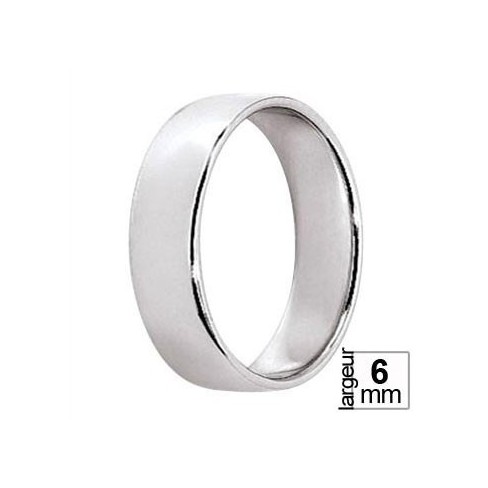 Alliance de mariage en Argent 925, poli et brillant, taille 49 Alliance de mariage en Argent 925, poli et brillant, taille 49