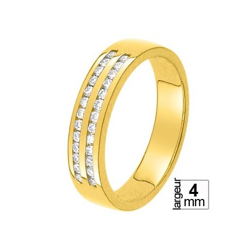 Alliance diamant et or jaune 11770669J - Boutique Alliance Alliance diamant et or jaune 11770669J - Boutique Alliance