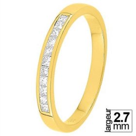 Alliance Diamant femme - Alliance de mariage Or...