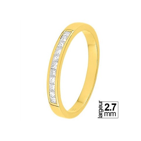 Alliance diamant et or jaune 11770741J - Boutique Alliance