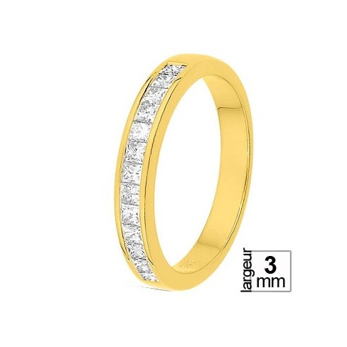 Alliance diamant et or jaune 11770743J - Boutique Alliance