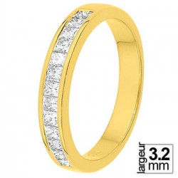 Alliance diamant et or jaune 11770745J - Boutique Alliance