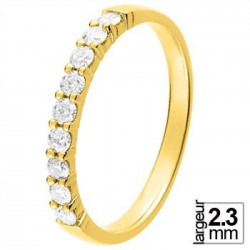 Alliance diamant et or jaune 11770922J - Boutique Alliance