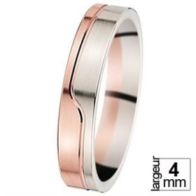 Alliance femme Or rose - Alliance de mariage 2 Ors