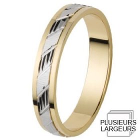 Alliance femme Or jaune - Alliance de mariage 2 Ors