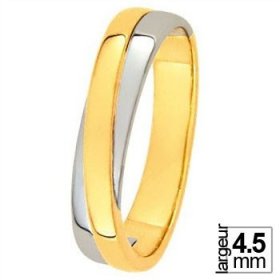 Alliance homme Or jaune - Alliance de mariage 2 Ors