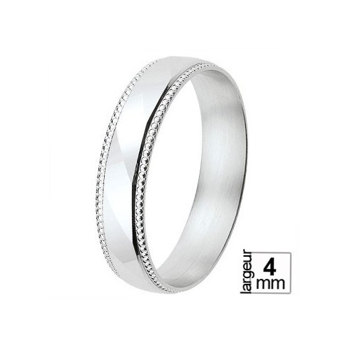 Alliance de mariage Or blanc Alliance de mariage Or blanc