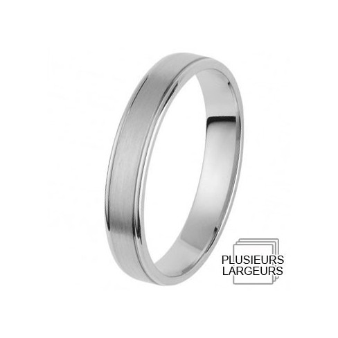 Alliance de mariage Or blanc - 06033091 Alliance de mariage Or blanc - 06033091