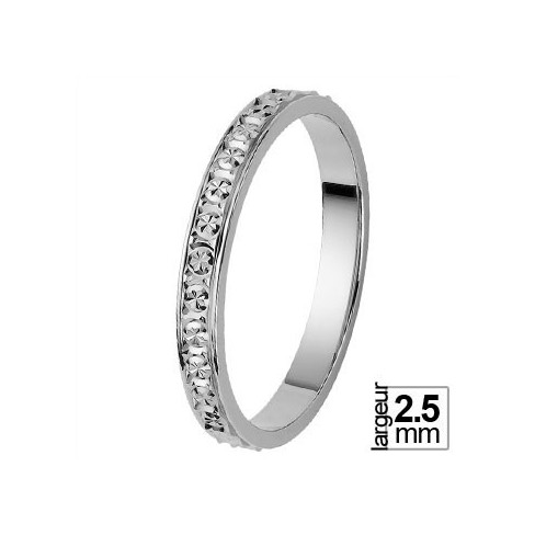Alliance de mariage Or blanc Alliance de mariage Or blanc
