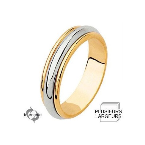 Alliance de mariage 2 Ors 750 Alliance de mariage 2 Ors 750