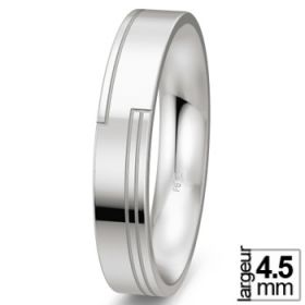 Alliance Argent homme - Alliance de mariage Argent