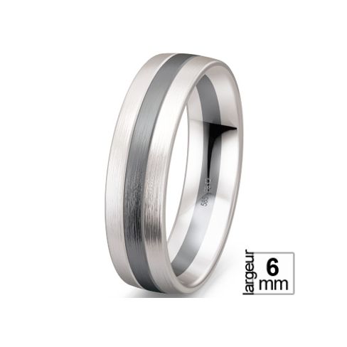 Alliance de mariage Or blanc 585 Alliance de mariage Or blanc 585