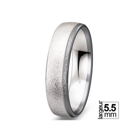 Alliance de mariage Or blanc 585 Alliance de mariage Or blanc 585