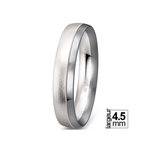 Alliance de mariage Or blanc 585 Alliance de mariage Or blanc 585