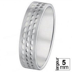 Les motifs lignes - Alliance de mariage Palladium confort