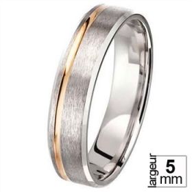 Alliance homme - Alliance de mariage 2 Ors 750