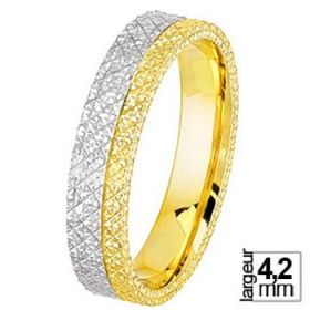 Alliance Or jaune - Alliance de mariage 2 Ors 750