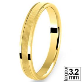 Alliance de mariage Or jaune 3,2 mm