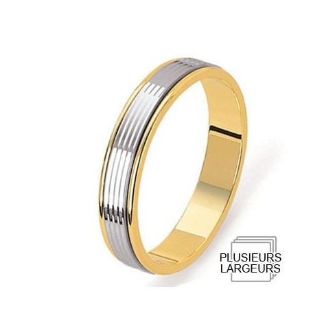 Alliance Or jaune avec anneau platine lapidé - 04031121K - Boutique Alliance Alliance Or jaune avec anneau platine lapidé - 04031121K - Boutique Alliance