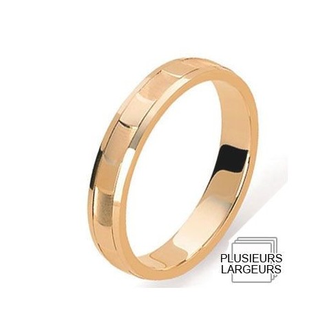 Alliance de mariage Or rose 750 Alliance de mariage Or rose 750