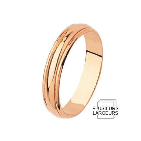Alliance de mariage Or rose 750 Alliance de mariage Or rose 750