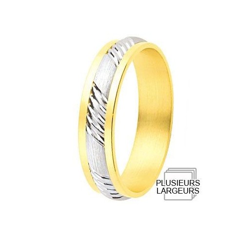 Alliance de mariage 2 Ors 750 Alliance de mariage 2 Ors 750