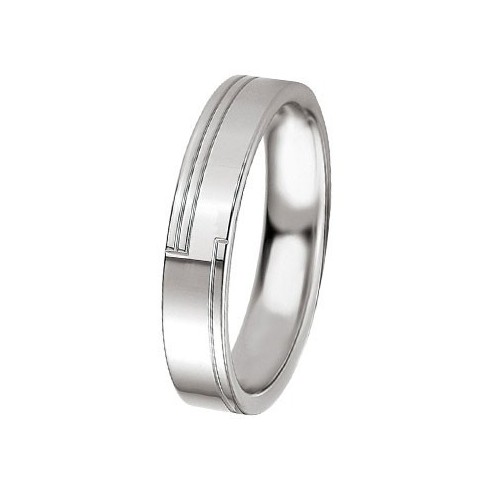Alliance de mariage Breuning en Argent poli/brillante Alliance de mariage Breuning en Argent poli/brillante