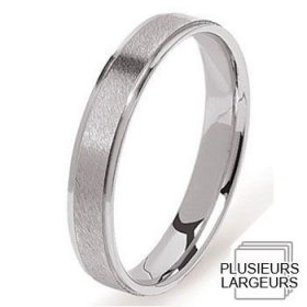 Alliance homme - Alliance de mariage Platine 