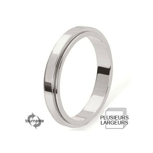 Alliance Or blanc tournante 750 - Boutique Alliance Alliance Or blanc tournante 750 - Boutique Alliance