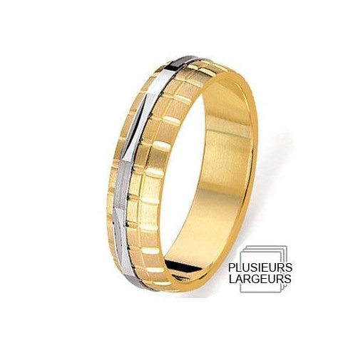 Alliance de mariage 2 Ors 750 Alliance de mariage 2 Ors 750