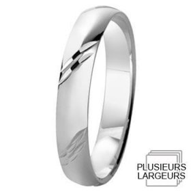 Alliance Argent femme - Alliance de mariage Argent