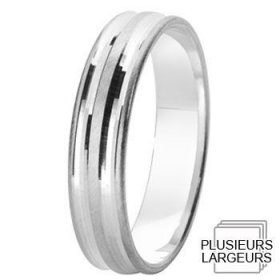 Alliance femme - Alliance de mariage Argent