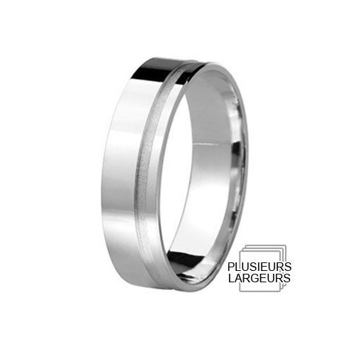 Alliance de mariage Argent - 12031703A Alliance de mariage Argent - 12031703A
