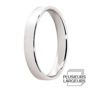 Alliance homme Argent - Alliance de mariage Argent...