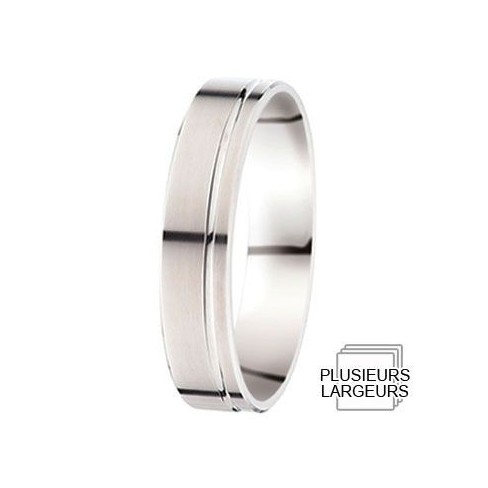 Alliance de mariage Palladium pour homme