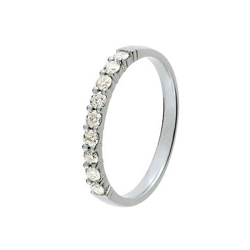 Alliance Or blanc et Diamant 0,30 ct