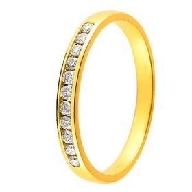 Alliance Diamant femme - 0.15 ct